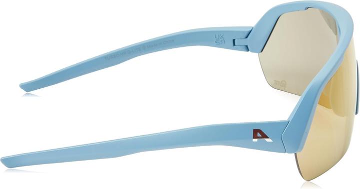 Actual product image Alpina Sports Turbo HR Q-Lite (Smoke-grey matt, Gold)