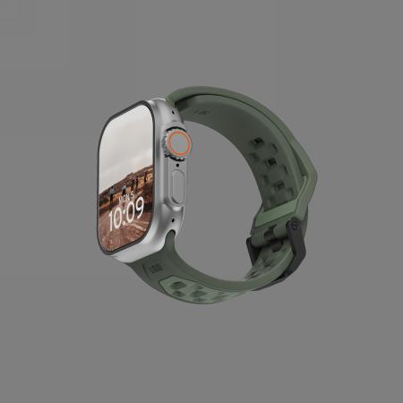 Actual product image UAG Civilian Strap- Apple Watch Ultra/42/44/45mm- olive drab- (Silicone)