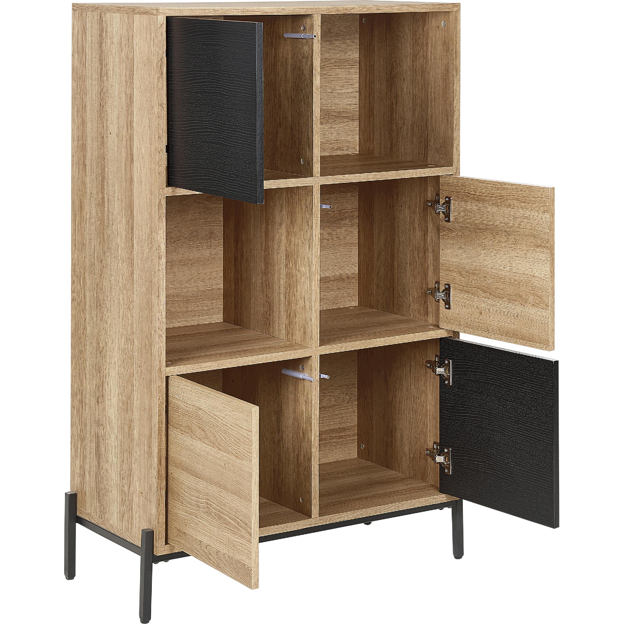 Beliani, Regal, Moines (80 x 135 x 40 cm)