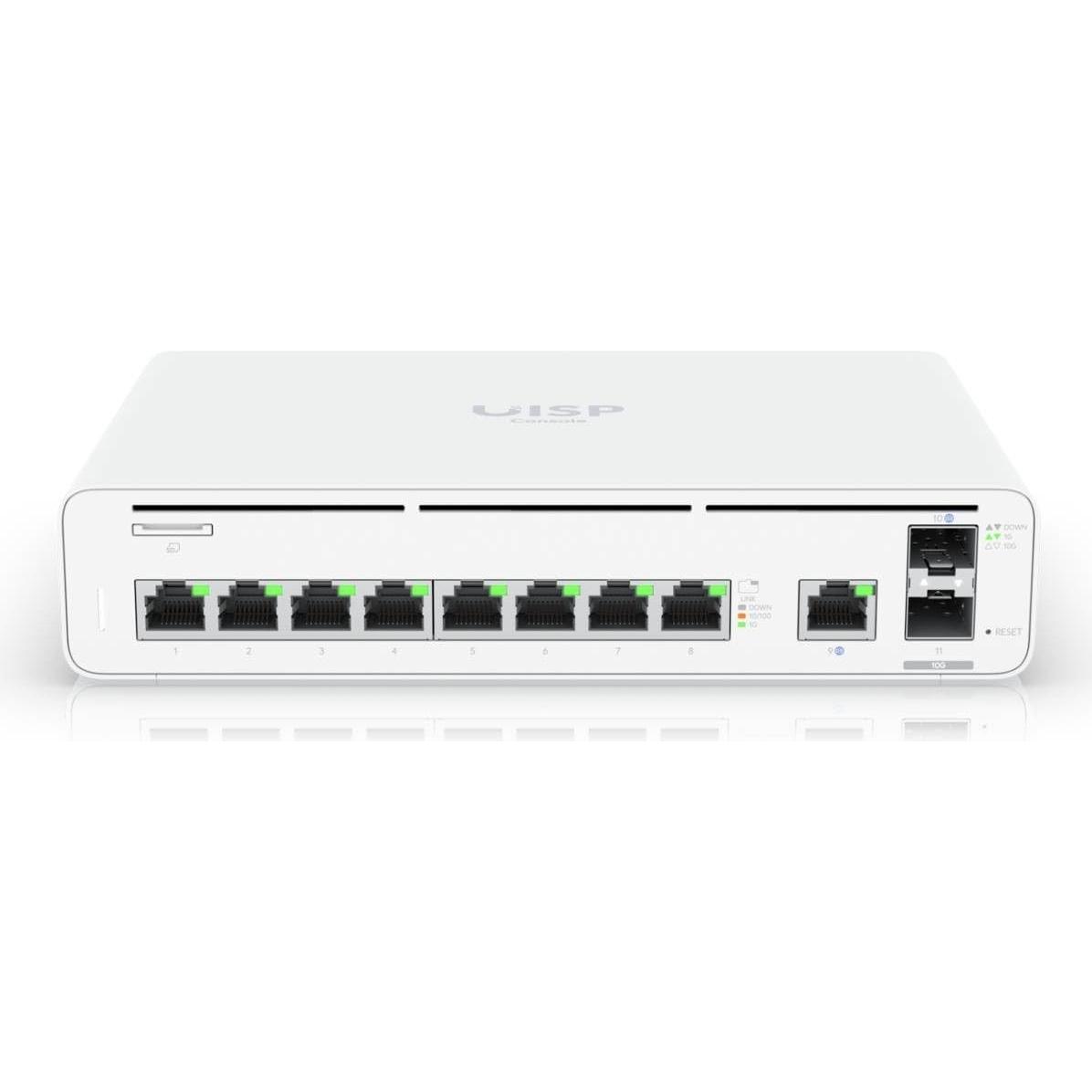 Ubiquiti DUPLIKAT UISP Console (11 Ports), Netzwerk Switch, Weiss