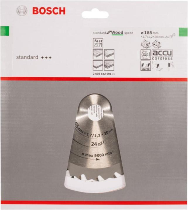 Produktbild Bosch Professional Zubehör PRO Wood Kreissägeblatt, 165 x 1.7 x 20 mm