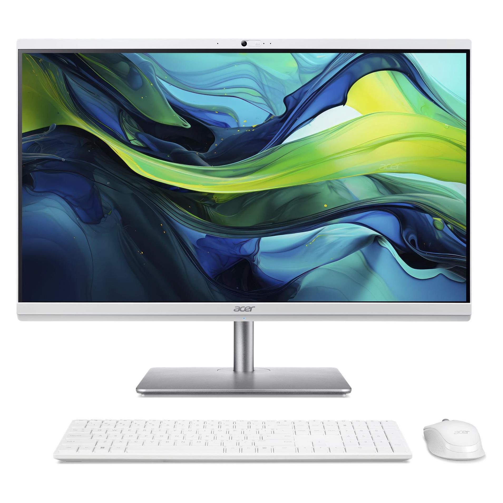 Acer Aspire C27-195ES (1000 GB, 16 GB, Intel Core Ultra 5 125U), PC, Weiss
