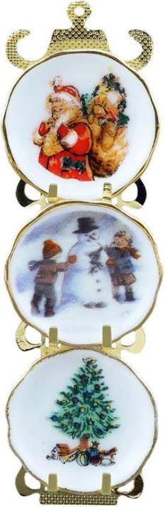 Actual product image Reutter 001.388/6 - Plates rack "Christmas", Miniature