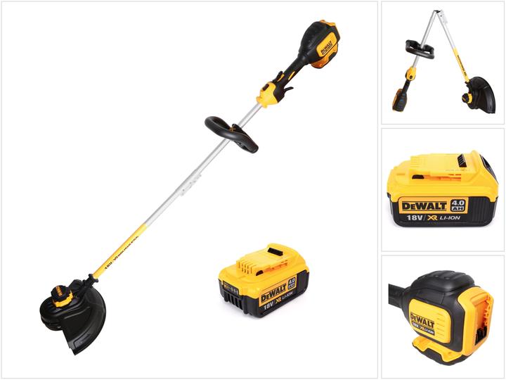 DeWalt DCM 561 PBS 18 V Brushless Li-Ion Cordless String Trimmer with Split Shaft + 1 x Battery DCB (Trim line)