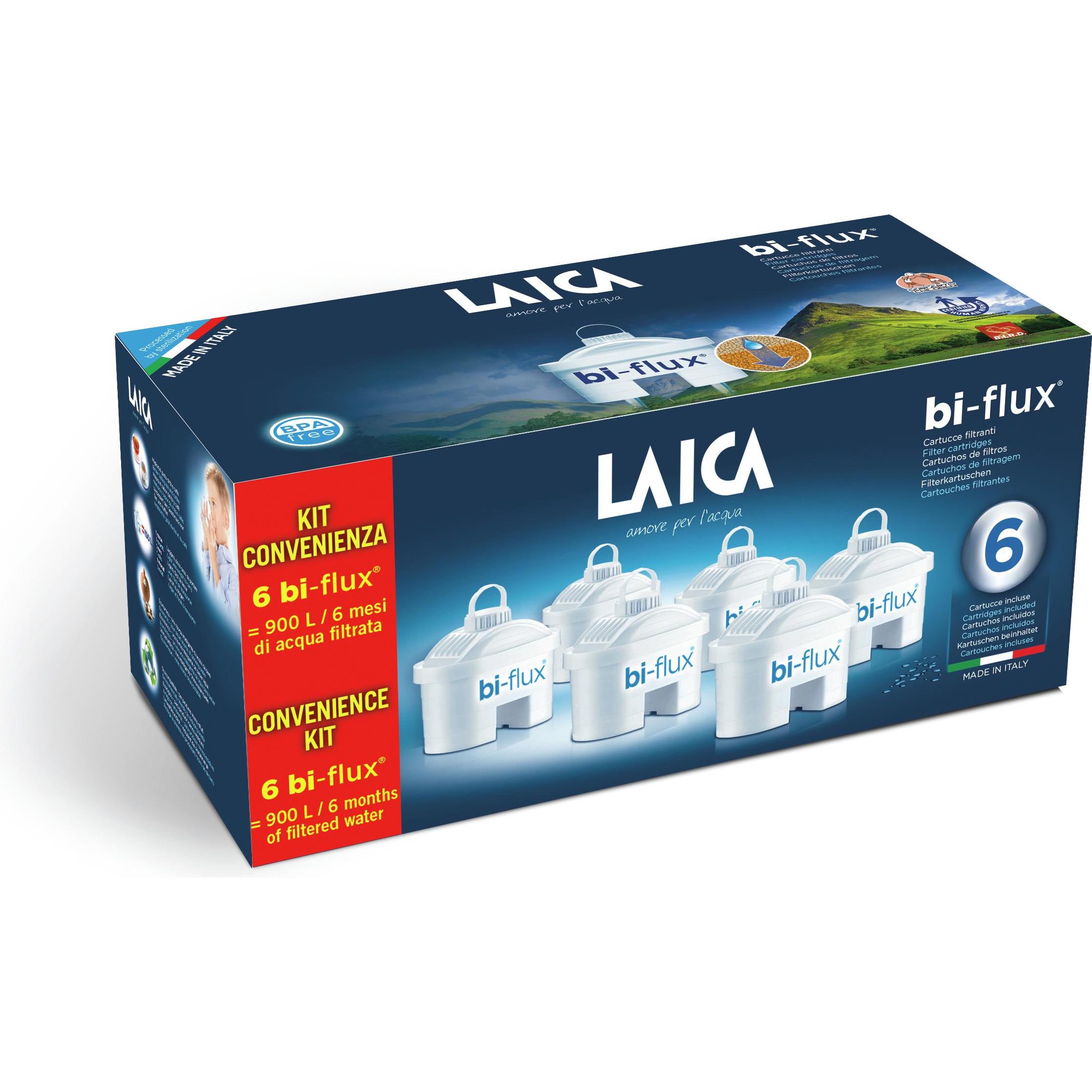 Laica F6M Wasserfilter-Zubehör Ersatz-Wasserfilter 6 Stück. (6 x) (42629799)