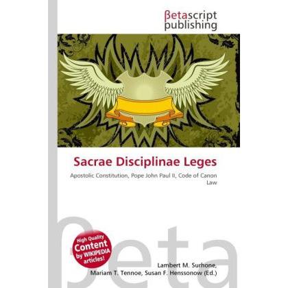 Sacrae Disciplinae Leges, Sachbücher