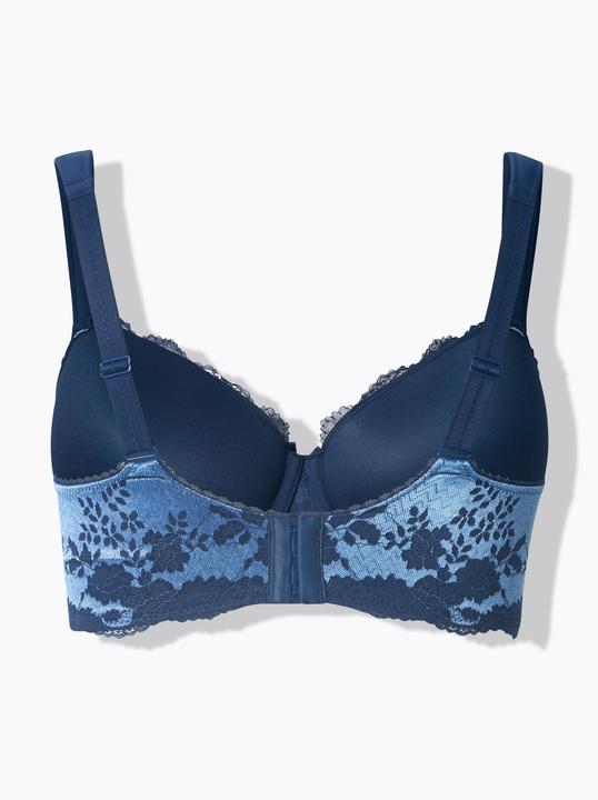 Actual product image Ulla Popken Shimmering Lace Underwire Bra (105 E)