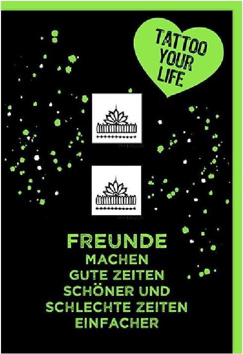 Produktbild Braun + Company Tattoo Karte Ringe