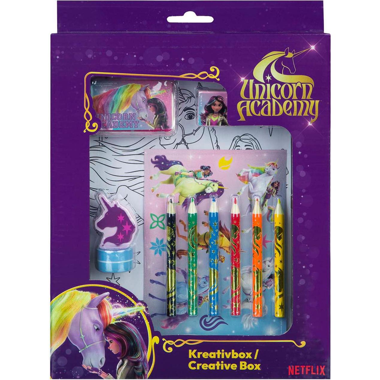 Undercover Unicorn Academy Bastelbox, 21-teilig