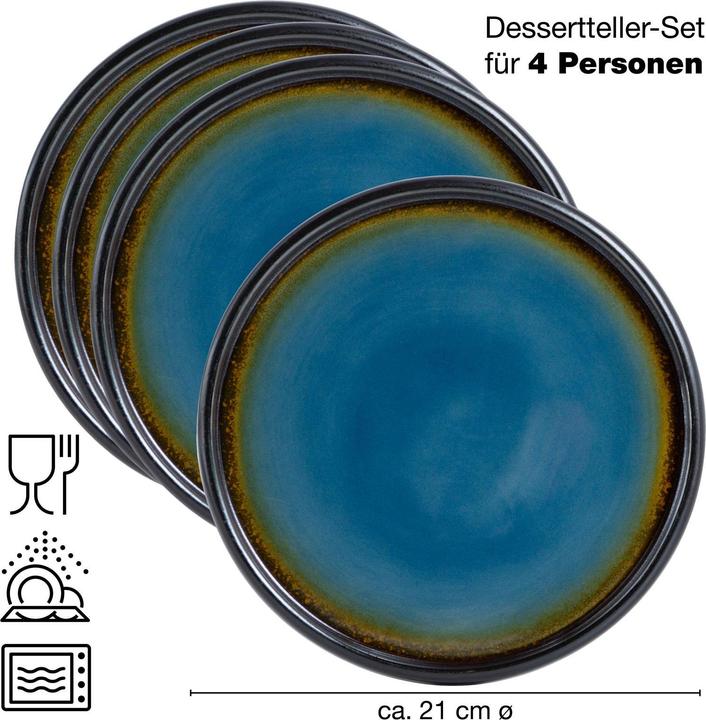 Blau-Braun, Mattschwarz