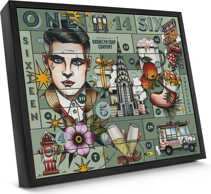 Brooklyn Soap Company Premium Bartventskalender Beard