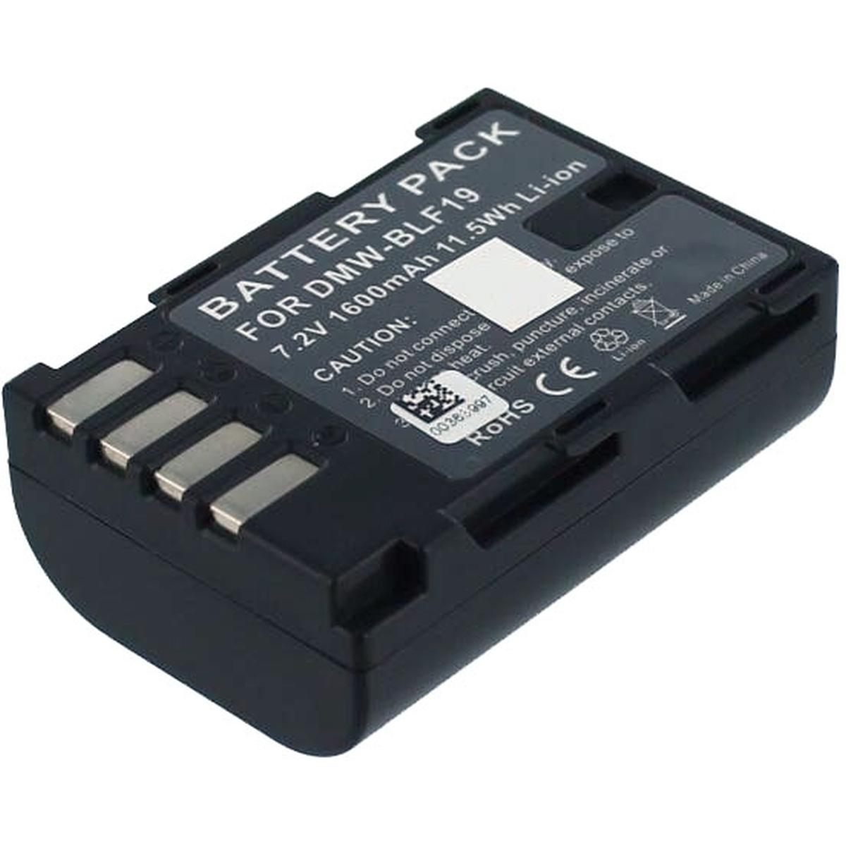 AGI Akku kompatibel mit Panasonic LUMIX DMC-GH4A - Akku - 1.600 mAh (Akku), Kamera Stromversorgung, Schwarz