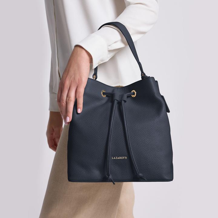 Actual product image Lazarotti Bologna Leather Beuteltasche Leder 25 cm