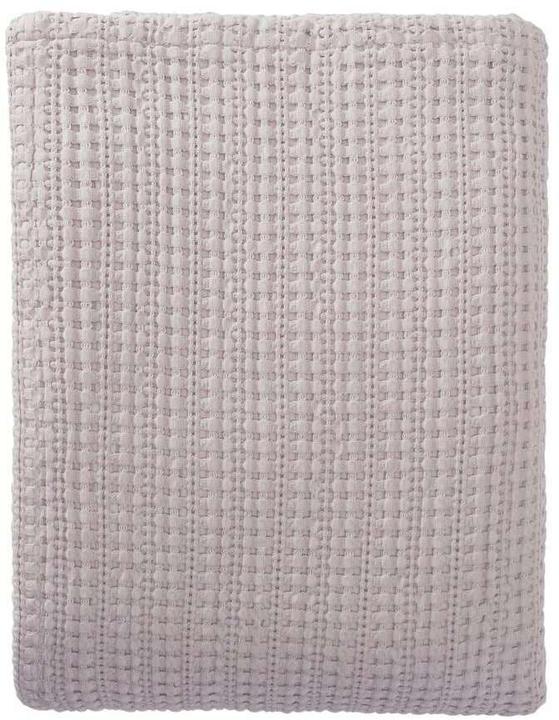 Urbanara Tagesdecke Anadia 180 x 200 cm, Mauve (180 x 200 cm)