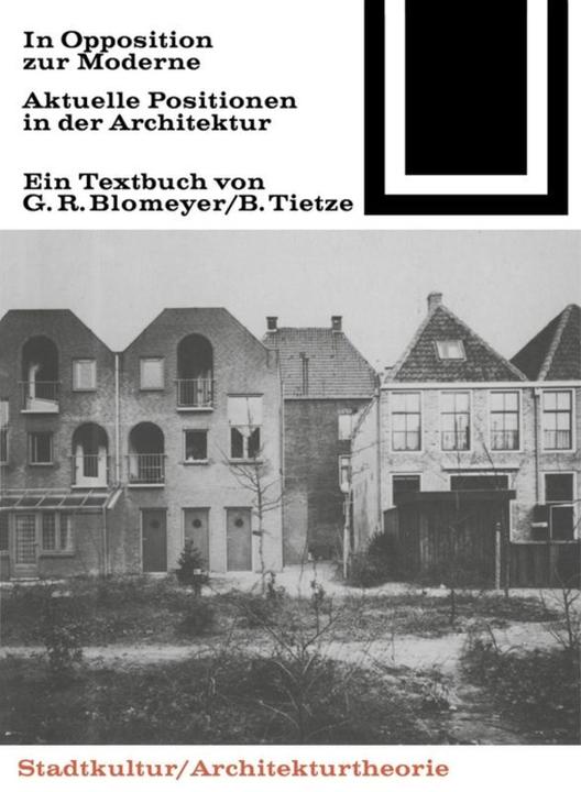 Produktbild In Opposition zur Moderne (Deutsch, Barbara Tietze, Gerald R. Blomeyer, 1980)