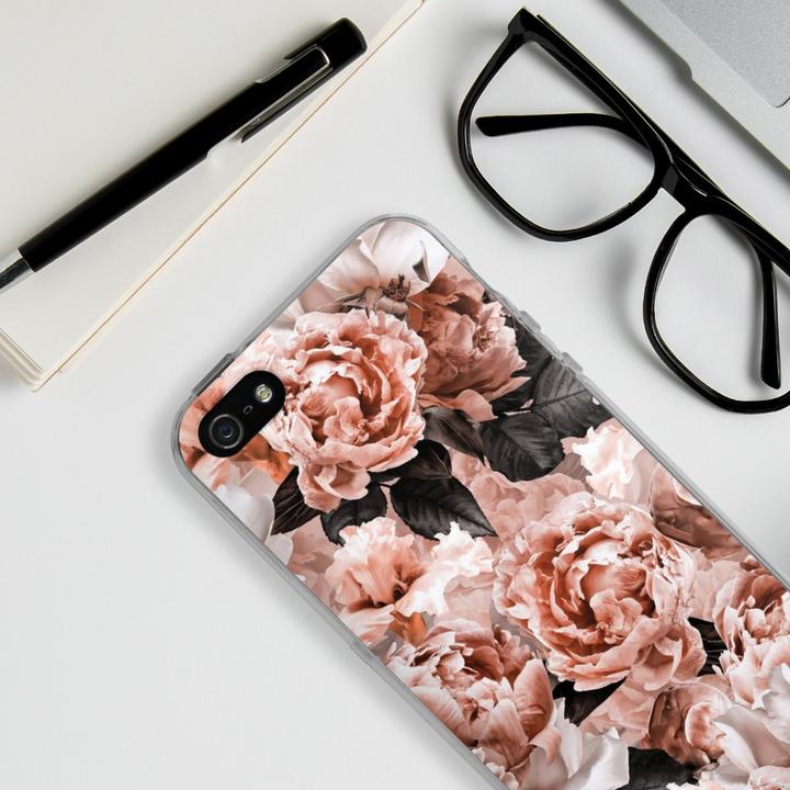 Produktbild DeinDesign Silikon Hülle für Apple iPhone 5 Handyhülle Case Smartphone Schutzhülle Blume Rose Vintage (Apple iPhone 5)
