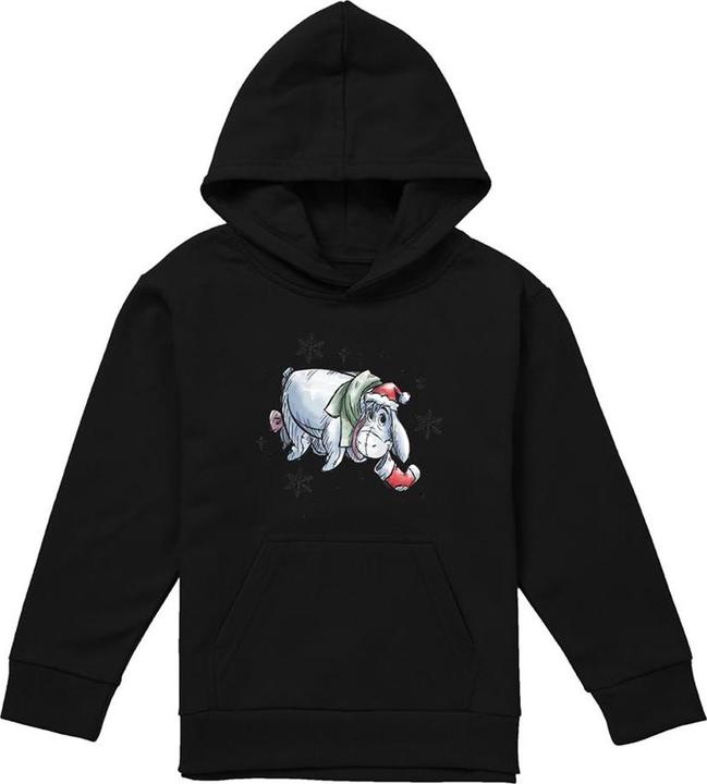 Immagine prodotto Winnie the Pooh Felpa con Cappuccio Natale Ih-Oh Fiocco di neve Bambini (152, 158)