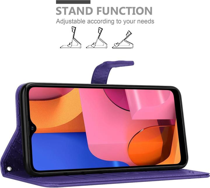 Actual product image Cadorabo Book Dogs & Cats Cover (Samsung Galaxy A20s)