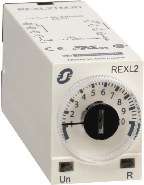 Produktbild Schneider Electric 2 CO On Delay timer 230V AC REXL2TMP7