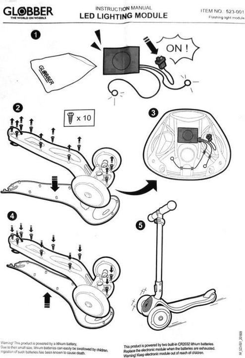 Immagine prodotto Globber Ersatzmodul für SET-Roller