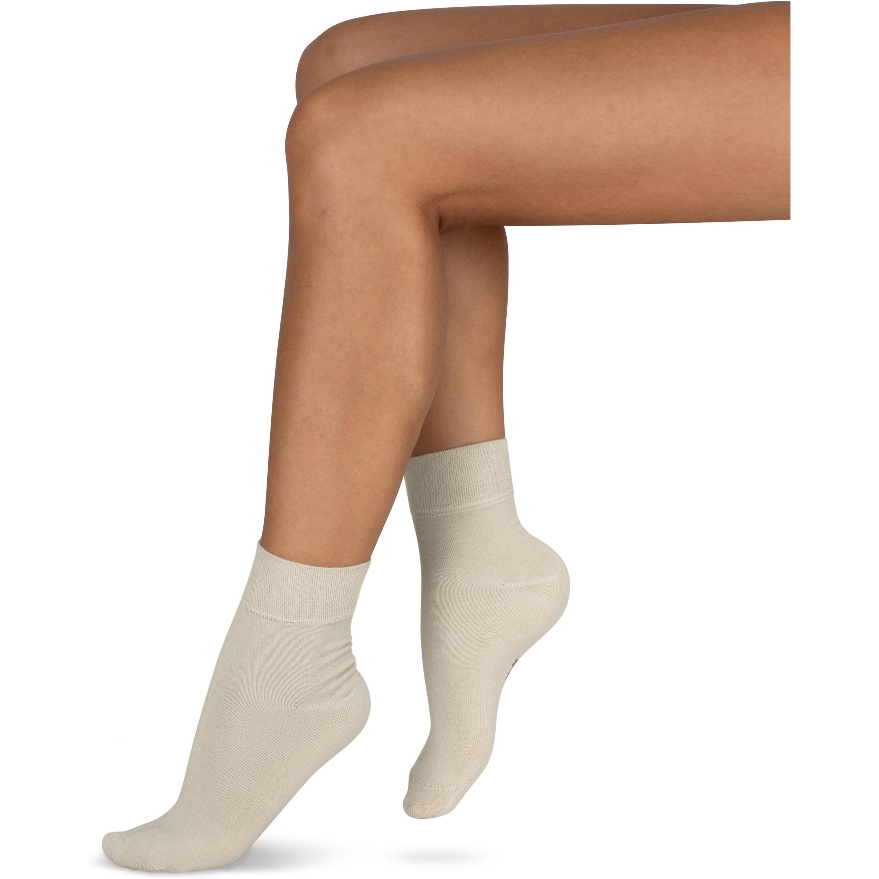 Thumbnail - Normani, Herren, Socken, 6 Paar Bambus-Gesundheitssocken Kurzschaft, Beige, (6er Pack, 43 - 46)
