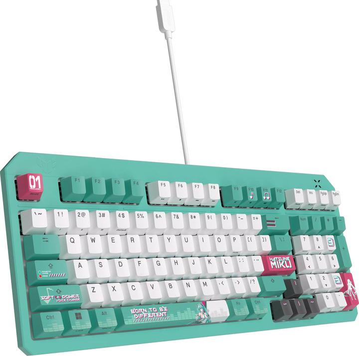 Actual product image ASUS TUF Gaming K3 Gen II Hatsune Miku Edition