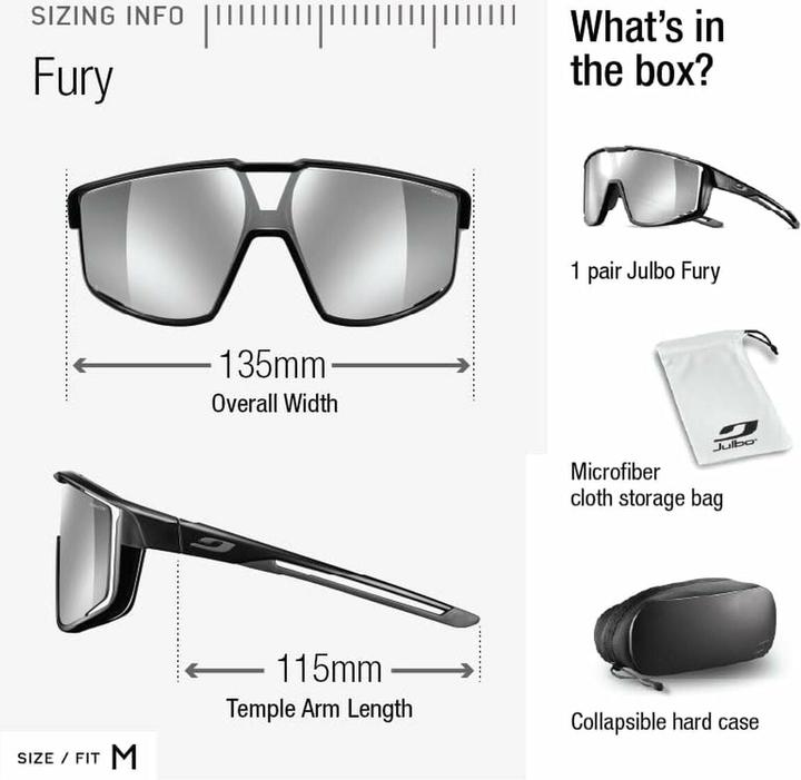 Produktbild Julbo Fury (Mint, Rosa, Grau, Gelb)