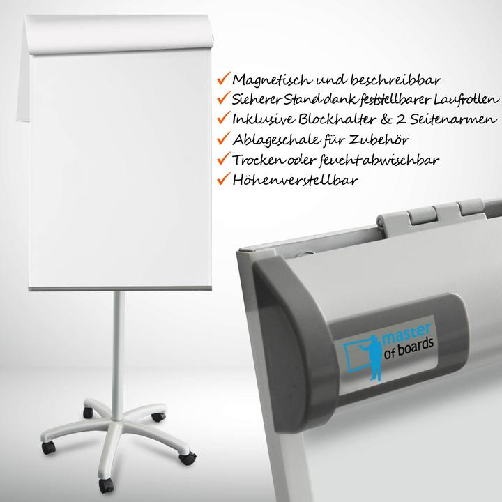 Produktbild Master of Boards Flipchart Piranha Pro (67 x 105 cm)