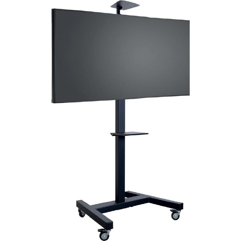 Nilox Vesa Wagen (90", 80 kg), TV Ständer, Schwarz