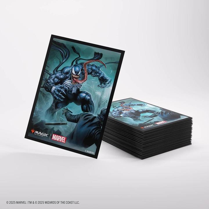 Produktbild Gamegenic Magic The Gathering Marvels Spider-Man Premium Art Sleeves - Venom (Einzelartike