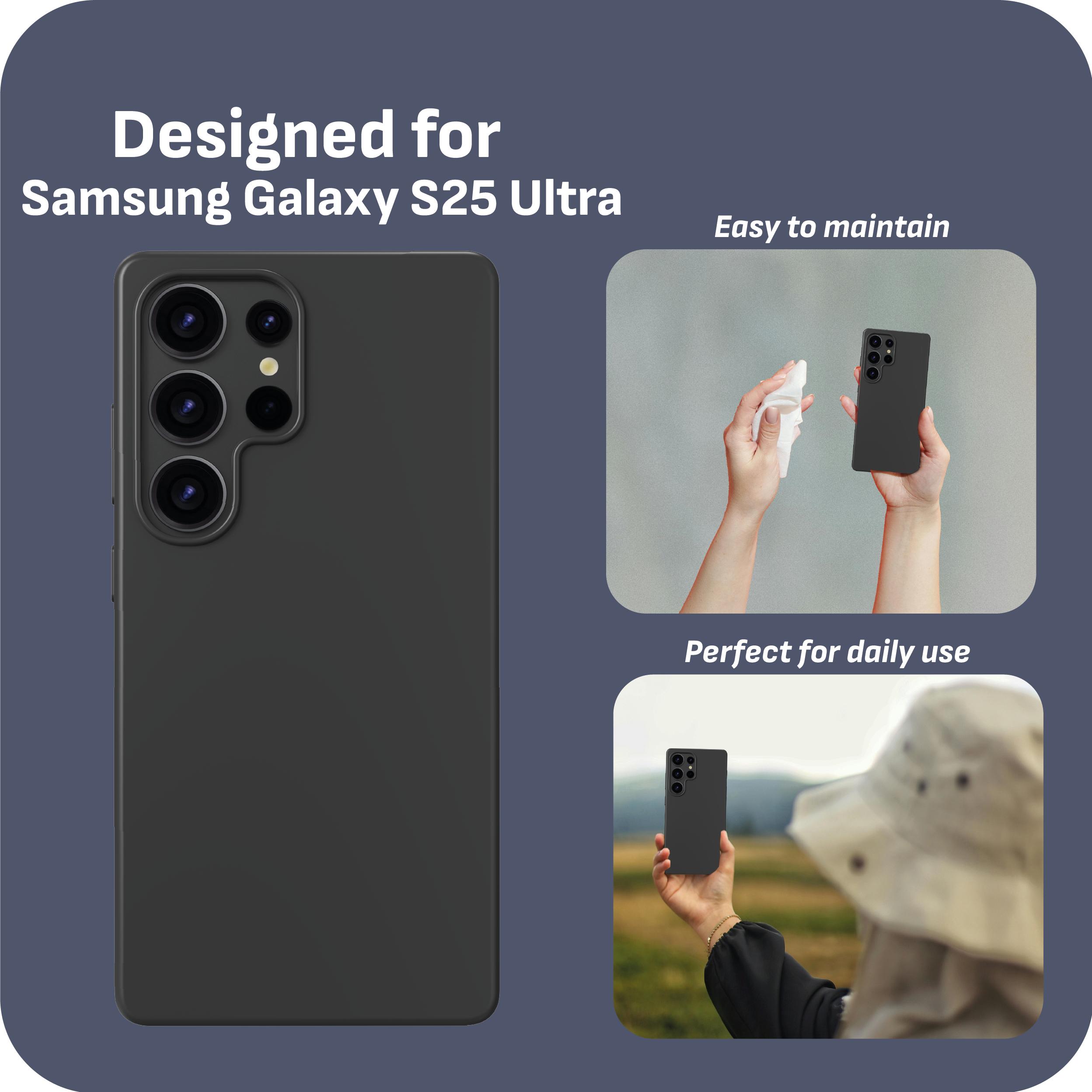 Thumbnail - Cazy Soft TPU Schutzhülle (Samsung Galaxy S25 Ultra), Smartphone Hülle, Schwarz