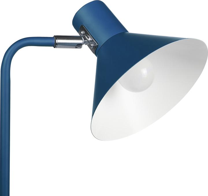Produktbild Beliani Stehlampe Metall dunkelblau 154 cm Kegelform RIMAVA (E14)