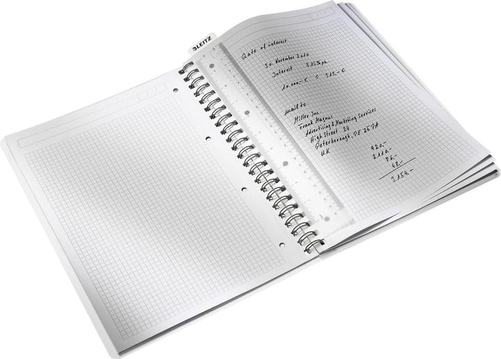 Produktbild Leitz WOW - Spiralbuch (A4, Kariert, Harter Einband)
