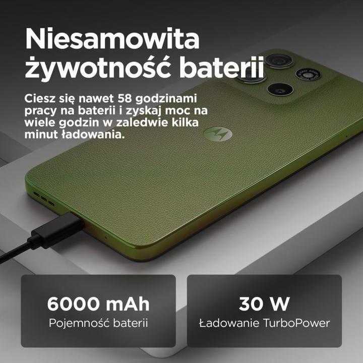 Actual product image Motorola Moto G15 Power (256 GB, Green, 6.72", Dual SIM, 4G)