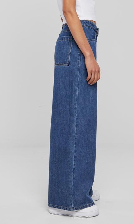 Actual product image Urban Classics Ladies Mid Waist Wide Denim (30)