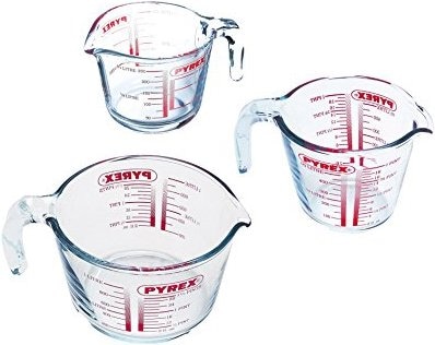 Pyrex Set de pichets gradués (1000 ml)