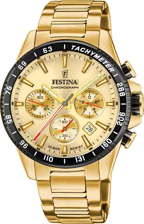 Immagine prodotto Festina Cronografo senza tempo (Orologio da polso analogico, Cronografo, 45 mm)