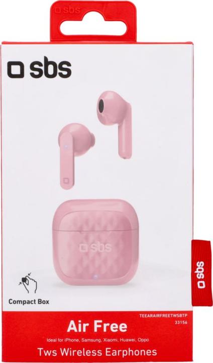 Actual product image SBS Air Free - TWS wireless earphones with 250 mAh charging case (3.50 h, Wireless)