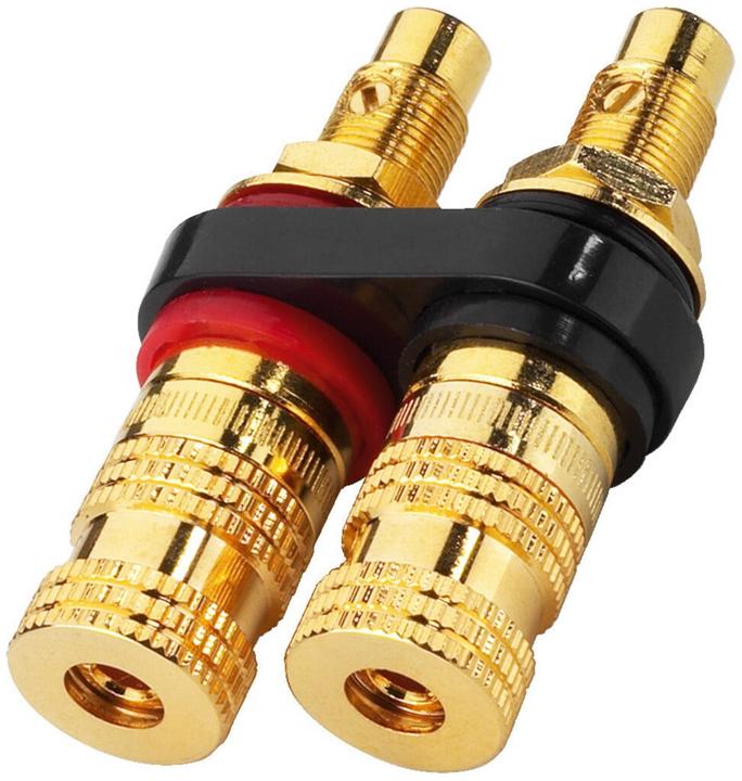Actual product image Monacor High-end speaker terminal