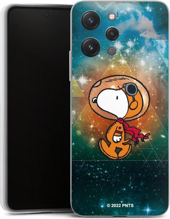 DeinDesign Slim Case fr Xiaomi Redmi 12 Silikon Hlle Ultra Dnn Handyhlle  Astronaut Snoopy Offizielles