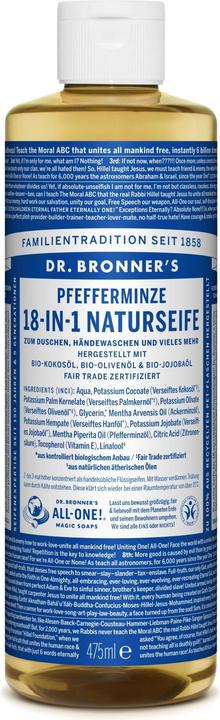 Immagine prodotto Dr. Bronner's 18-IN-1 Menta piperita (Sapone liquido, 475 ml)