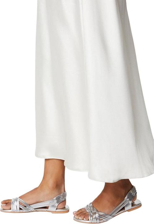 Actual product image Dorothy Perkins Womens/Ladies Jocelyn Plaited Leather Wide Flat Sandals (37)