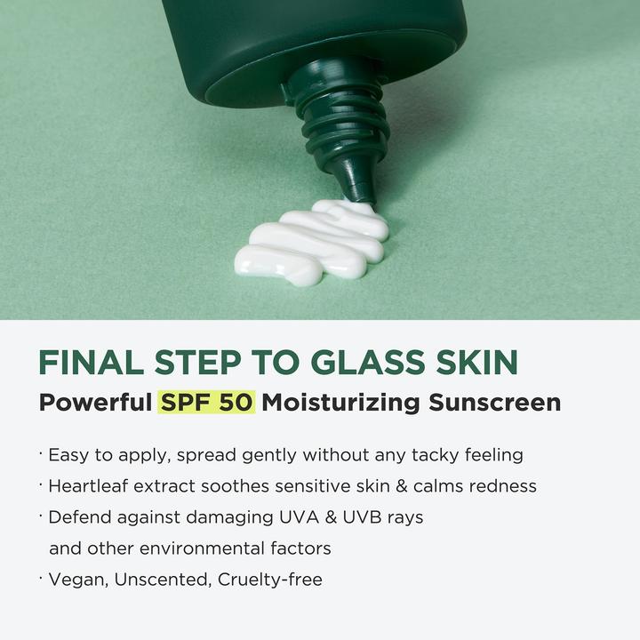 Actual product image Anua Heartleaf (Suntan cream, SPF 50+, 50 ml, 50 g)