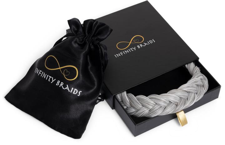 Produktbild Infinity Braids Regular Braid Lizzy Iced Gold (18 cm, Metall)