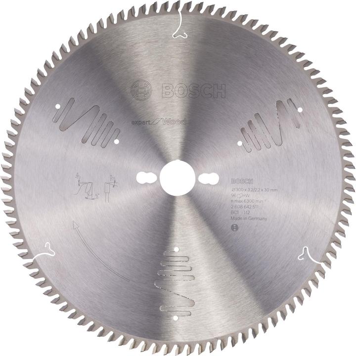 Produktbild Bosch Professional Zubehör Kreissägeblatt Expert for Wood, 300 x 30 x 3,2 mm, 96