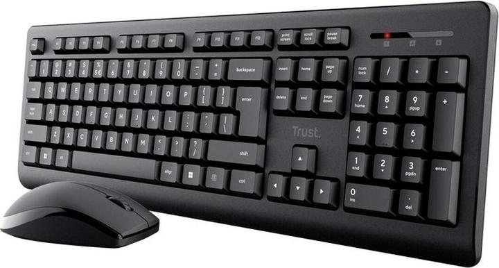 Trust Primo clavier souris inclus RF sans fil QWERTY US anglais noir (US, Sans fil)