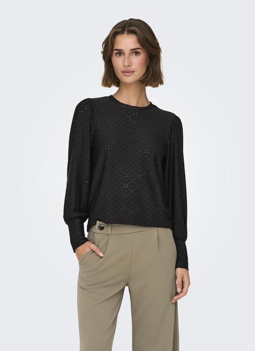 Actual product image JdY Loose fit V-neck Voluminous sleeve cut T-shirt top (M)