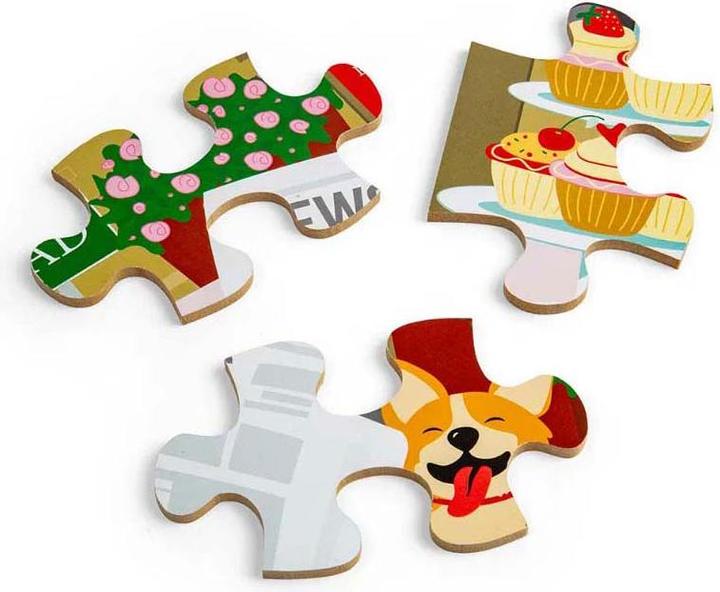 Produktbild Bigjigs Holz-Bodenpuzzle „London City“, 48-teilig. (48 Teile)