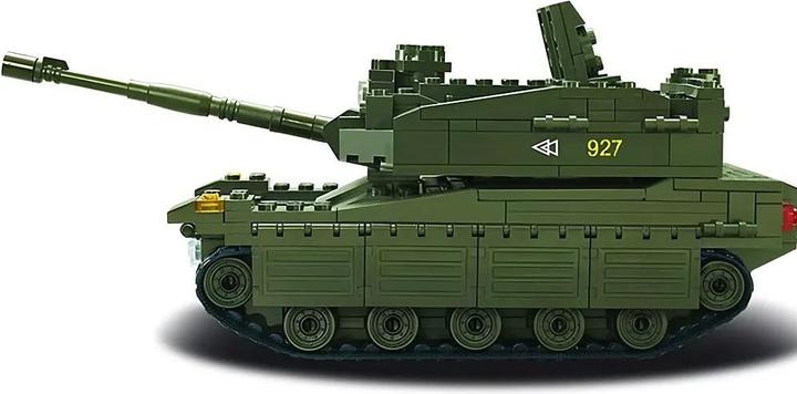 Actual product image Sluban constructor, tank Merkava, 344 det.