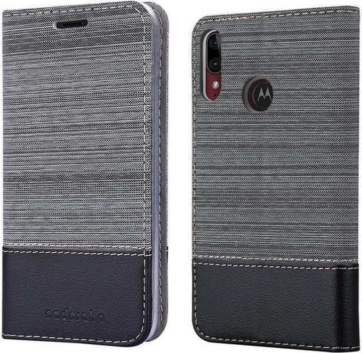 Produktbild Cadorabo Book Jeans Optik Cover (Motorola Moto E6 Plus)